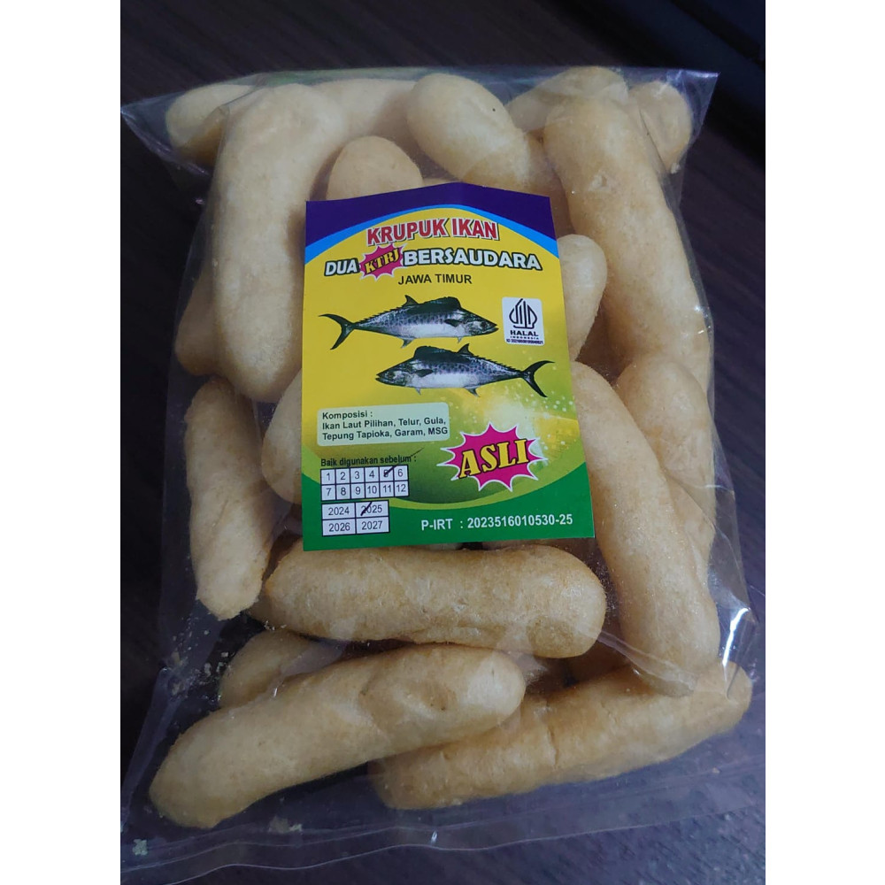 2 SAUDARA KRUPUK IKAN PANJANG 100 GR