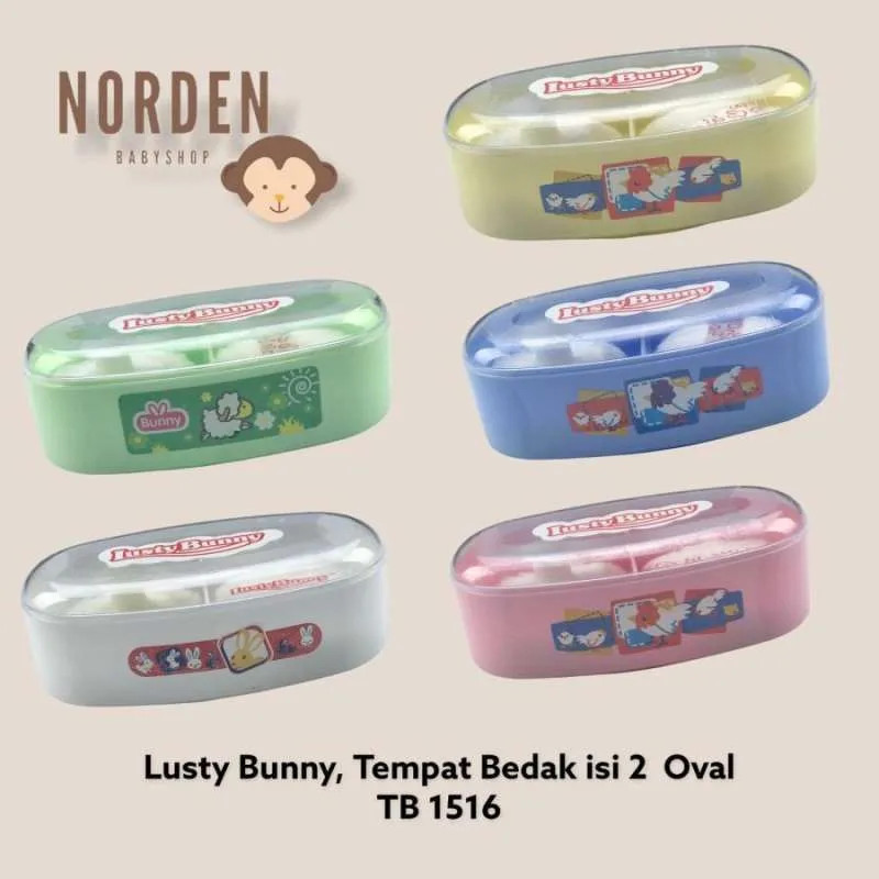 BUNNY TEMPAT BEDAK OVAL TB 1516