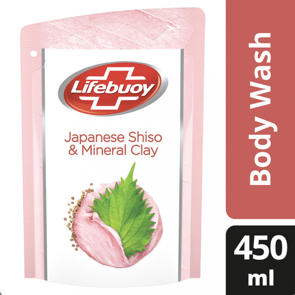 LIFEBUOY BODY WASH SHISO & MINERAL REF 400 ML