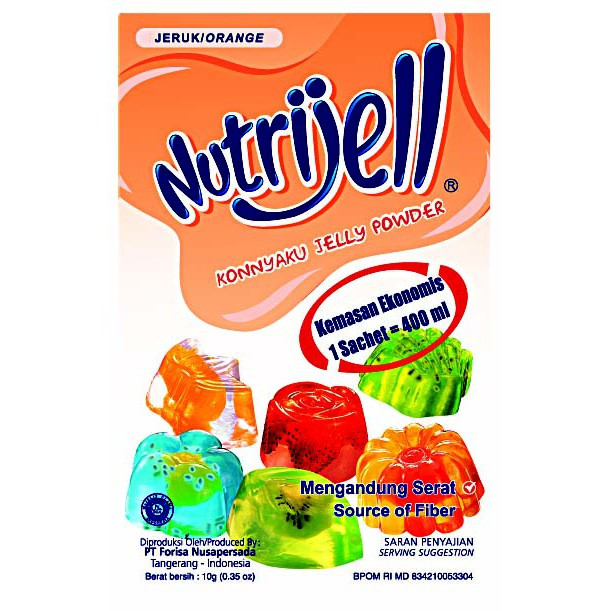 NUTRIJELL EKONOMIS ORANGE 10 GR