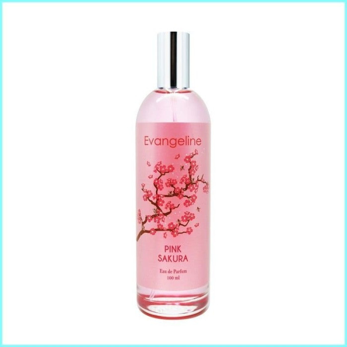 EVANGELINE SAKURA PINK BTL KACA 100 ML