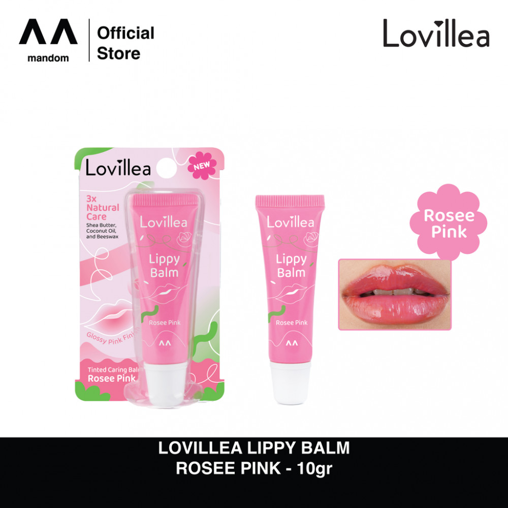 LOVILLEA LIPPY BALM ROSE PINK 10 GR