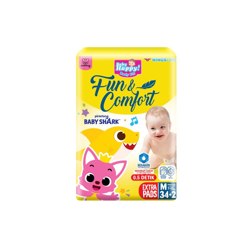 BABY HAPPY  PANTS CHARACTER M-34+2