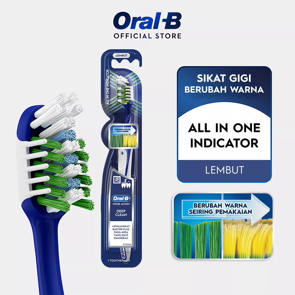 ORAL B CROSS ACTION INDICATOR 1`S