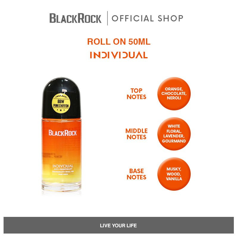BLACK ROCK DEO RO INDIVIDUAL ORANGE 50 ML
