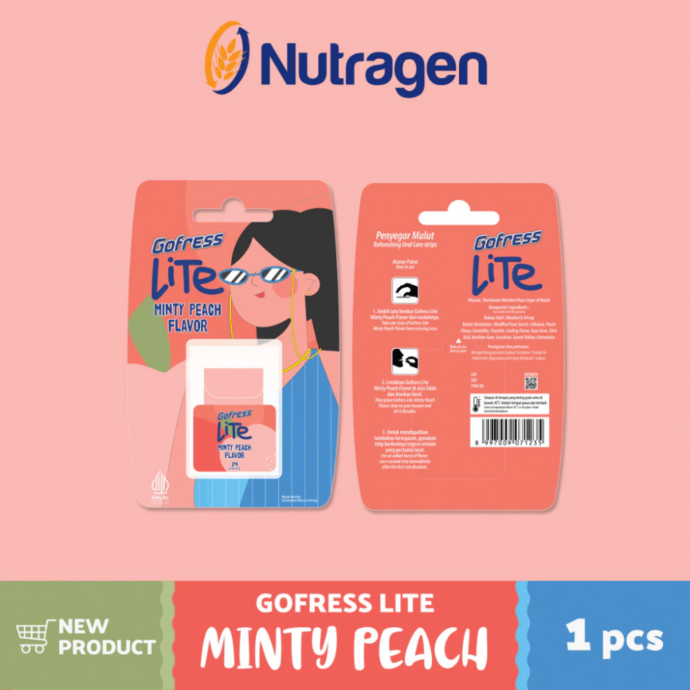 GO FRESS LITE MINTY PEACH 50 MG