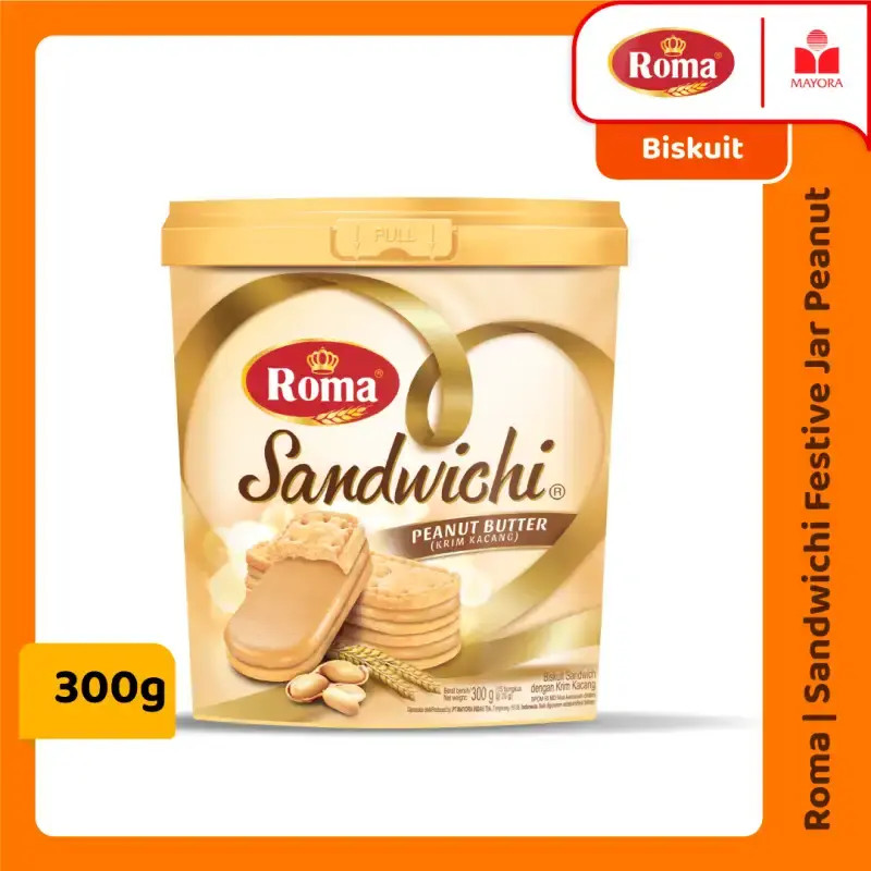 ROMA SANDWICHI PEANUT TIMBA 305 GR