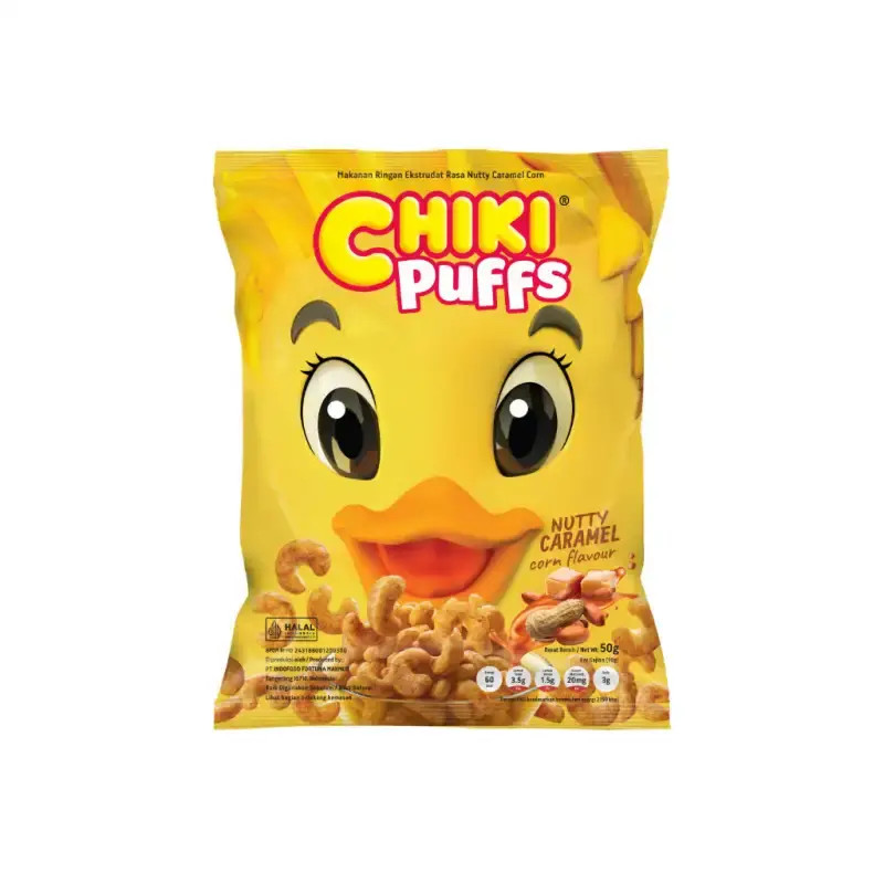 CHIKI PUFFS NUTTY CARAMEL 50 GR