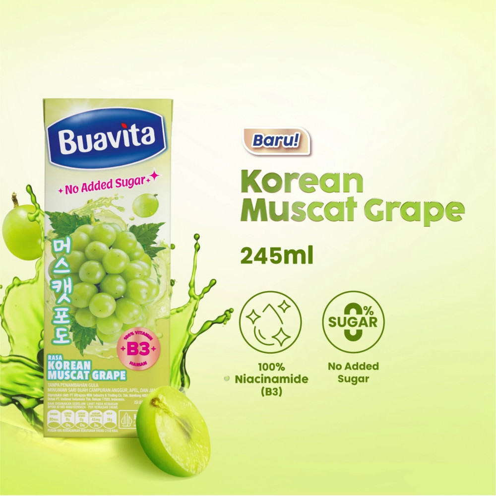 BUAVITA KOREAN MUSCAT GRAPE 245 ML