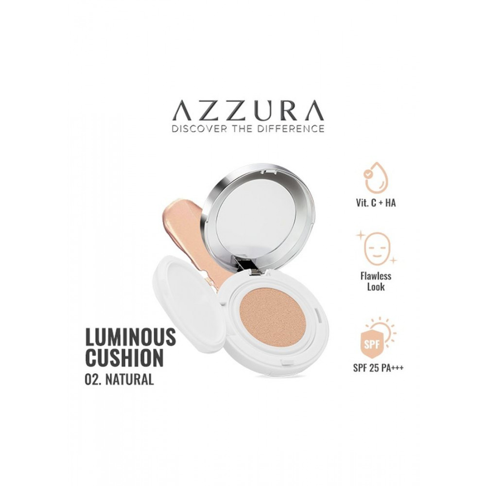AZZURA LUMINOUS CUSHION 02 NAT 15 GR