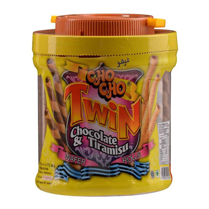CHO CHO WAFER TWIN COKLAT TIRAMISU 500 GR