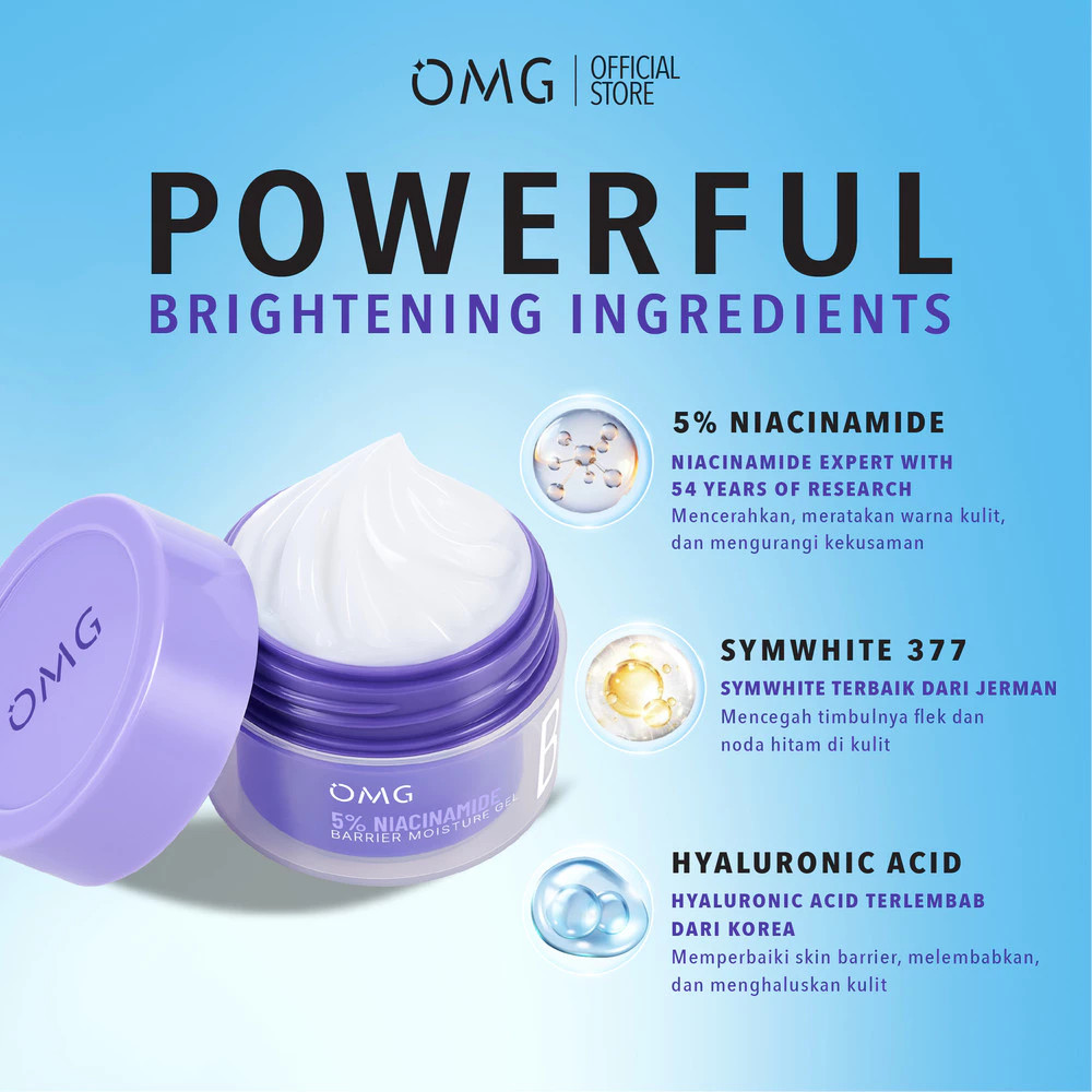 OMG BRIGHT BARRIER MOISTURE GEL 45 GR