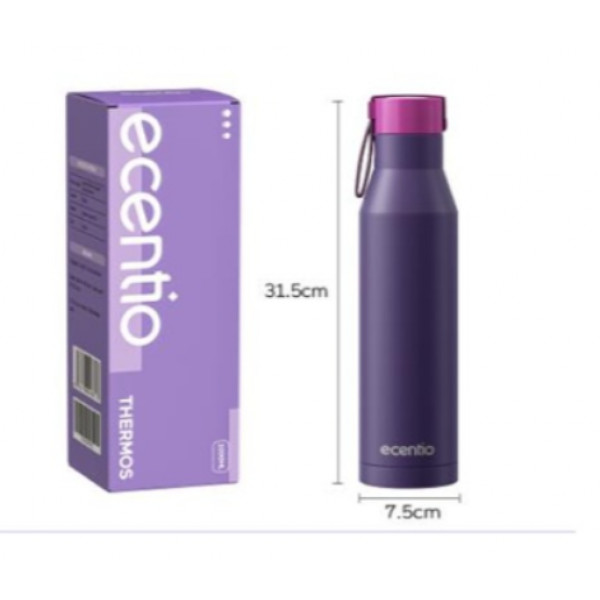 ECENTIO 1000 ML SILICON HANDLE OUTDOOR B PURPLE