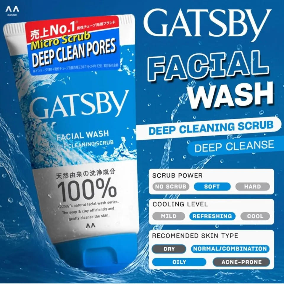 GATSBY FW DEEP CLEANING SCRUB 100 GR