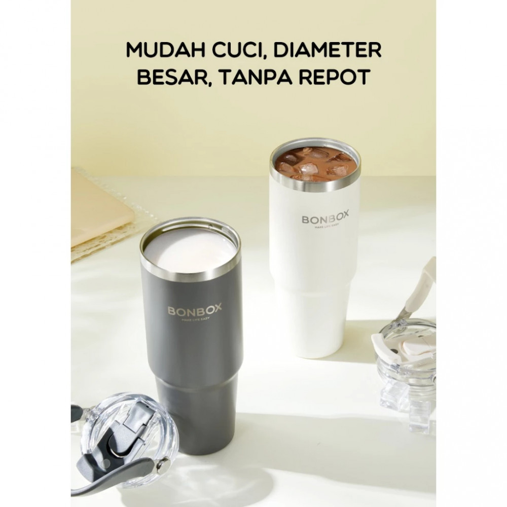 BONBOX CUPS BTE41206 GERY 900 ML