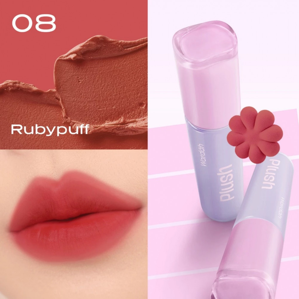 WARDAH BLUR INK LIP PLUSH 08 RUBYPUFF