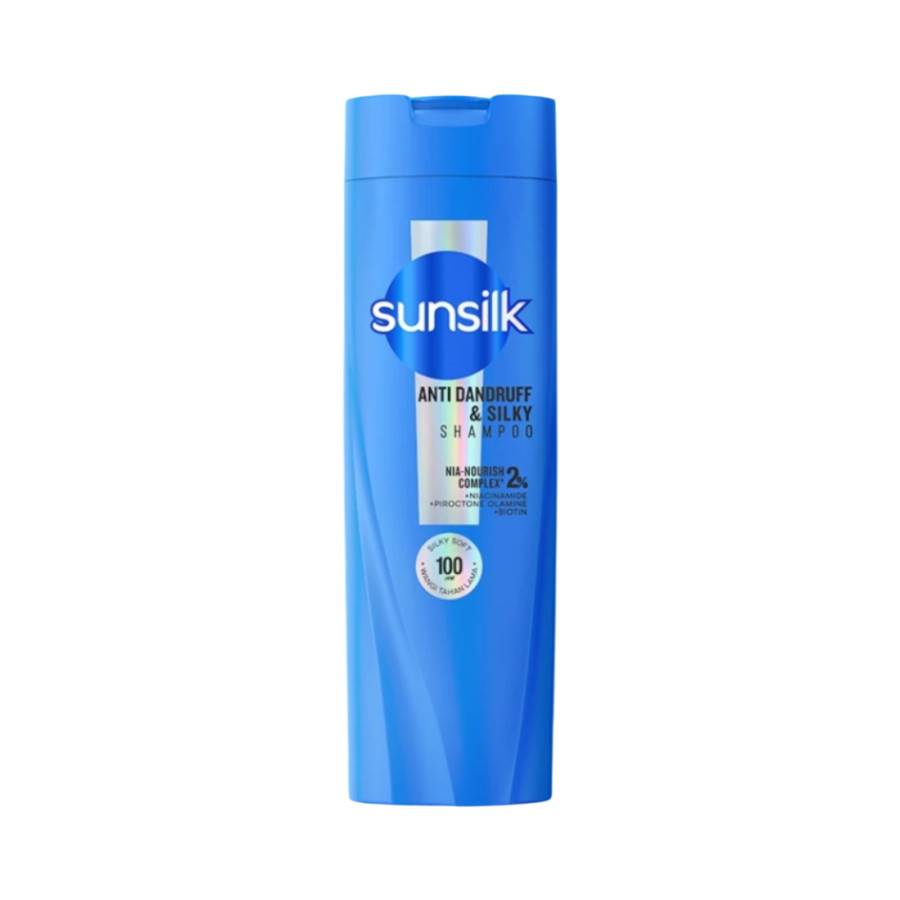 SUNSILK SHP ANTI DANDRUF SILKY BTL 320 ML