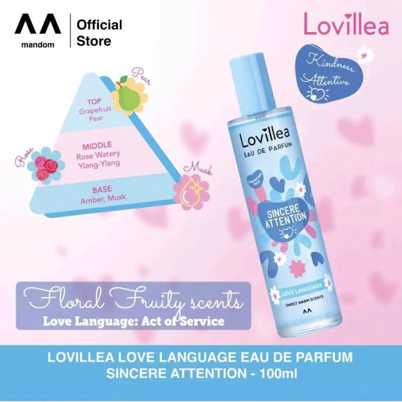 LOVILLEA EDP LANGUAGE SINCERE ATTENTION 100 ML