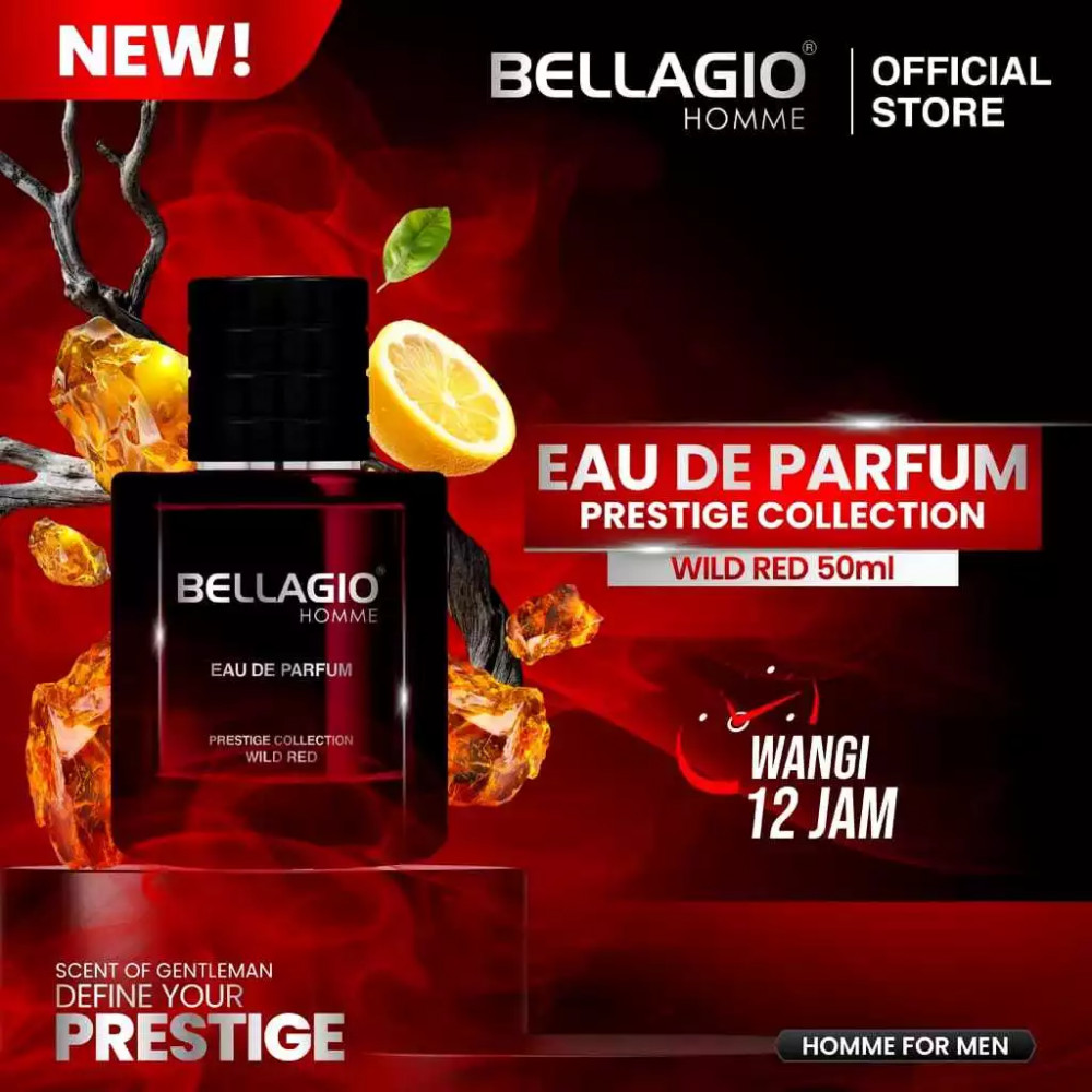 BELLAGIO EDP PRESTIGE WILD RED 50 ML