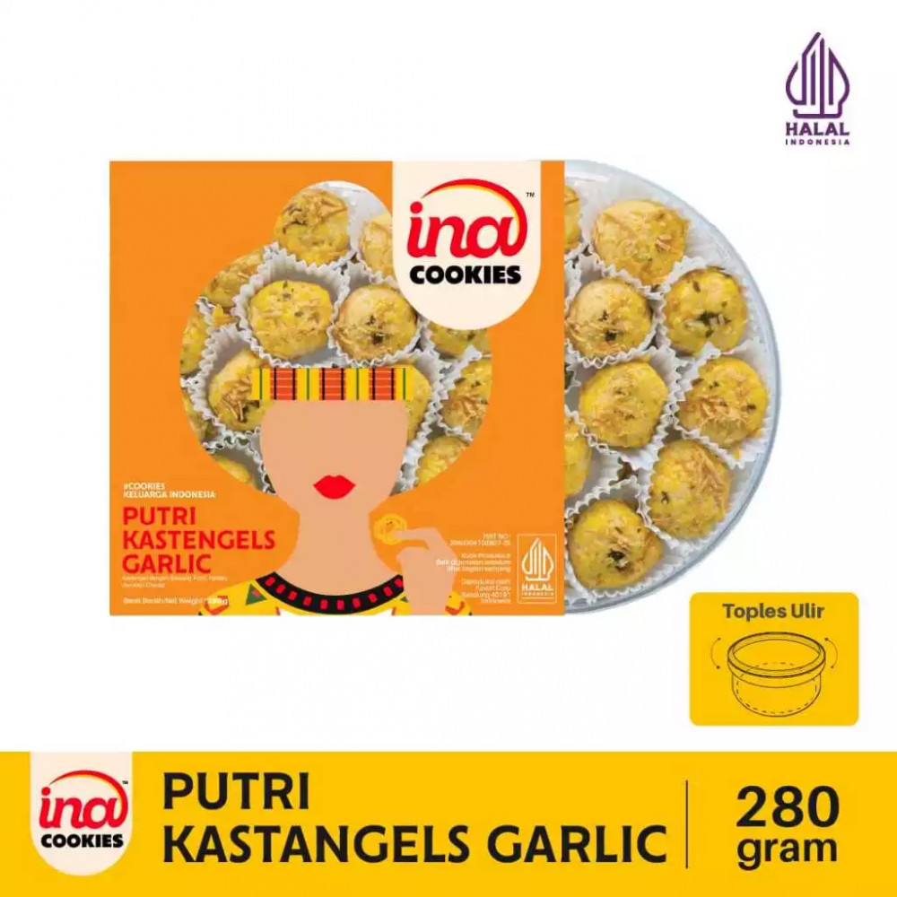 INA COOKIES KASTENGELS GARLIC 280 GR