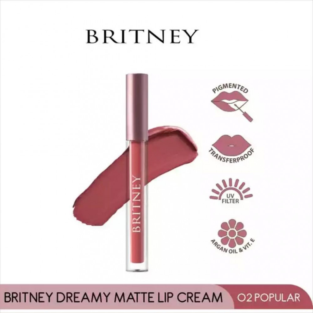 PURBASARI BRITNEY DM LIP CREAM 02 POPULAR 1.5 GR