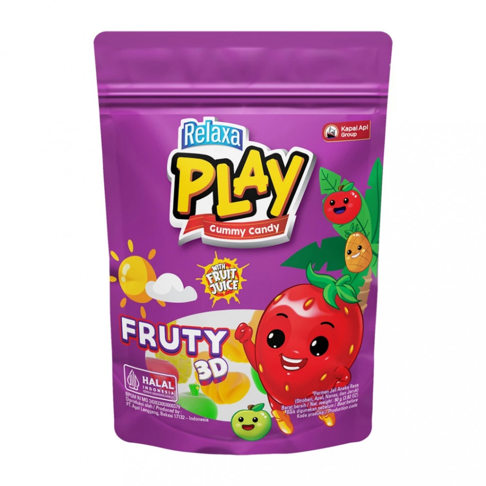 RELAXA PLAY 3D FRUITY 80 GR
