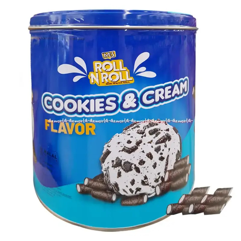 IYES ROLL N ROLL COOKIES CREAM TIN 150 GR