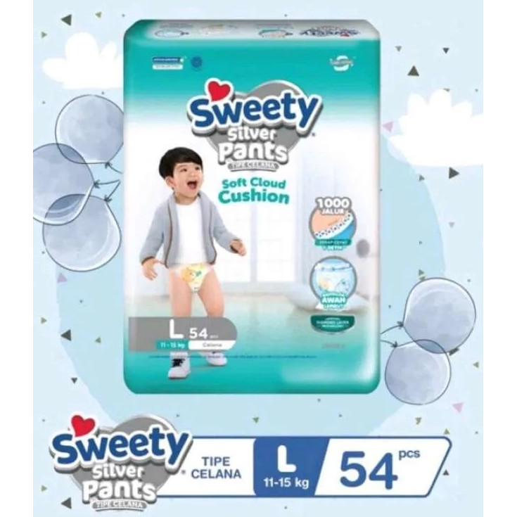 SWEETY SILVER PANTS L54