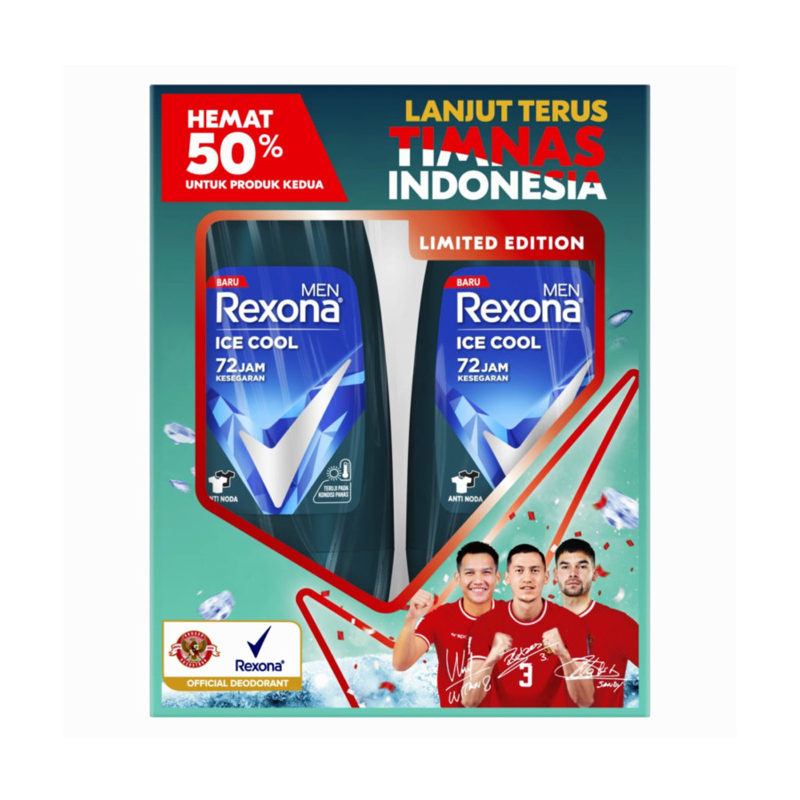 REXONA MEN ICE COOL 2 X 45 ML