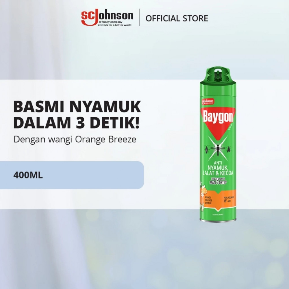 BAYGON AER ORANGE BREEZE 400 ML