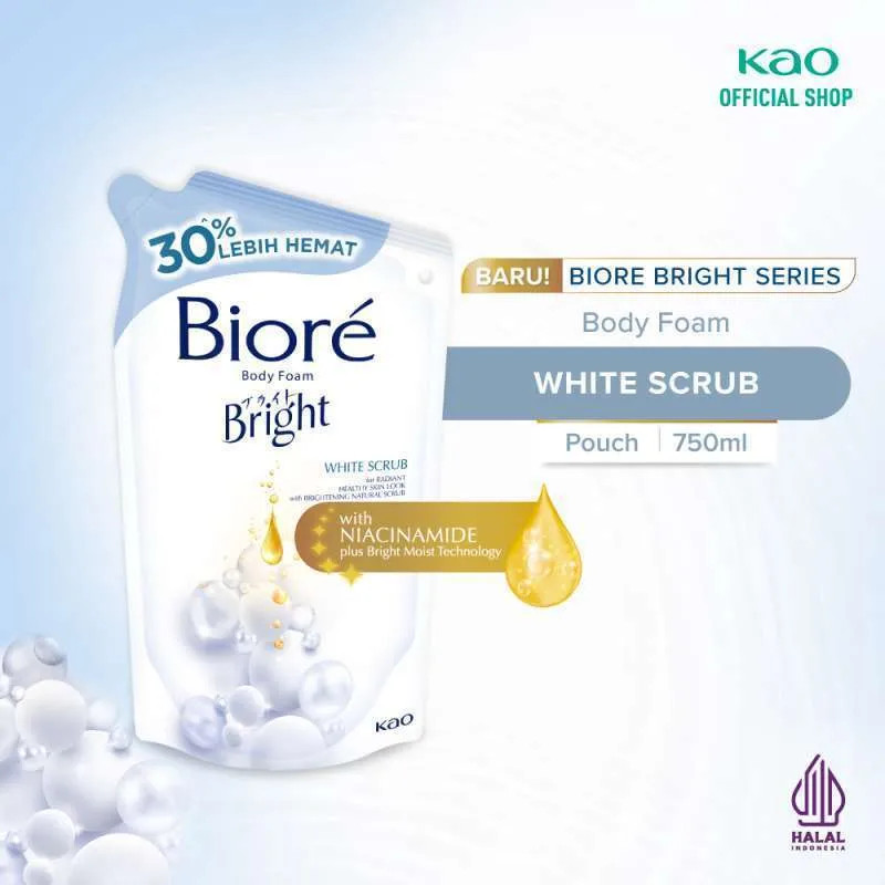 BIORE BF WHITE SCRUB 750 ML