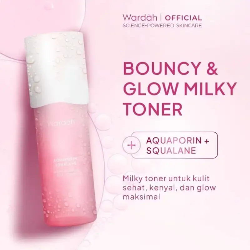 WARDAH AQUAPORIN SQUALANCE B&G MILKY TONER 125 ML