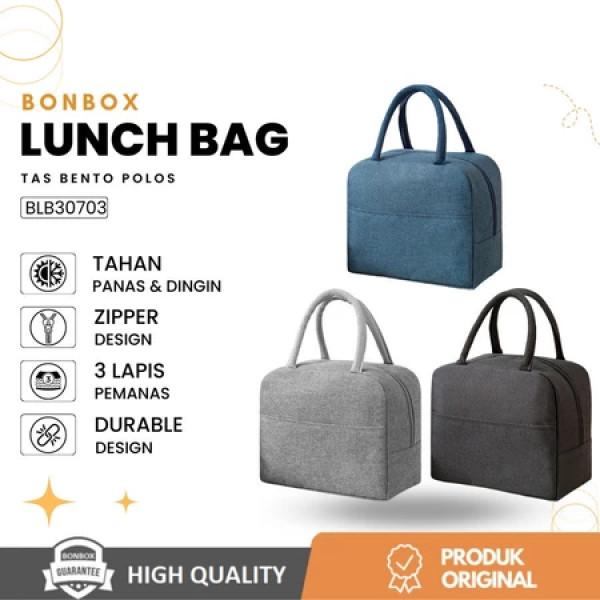 BONBOX LUNCH BAG BLB30703 GRAY