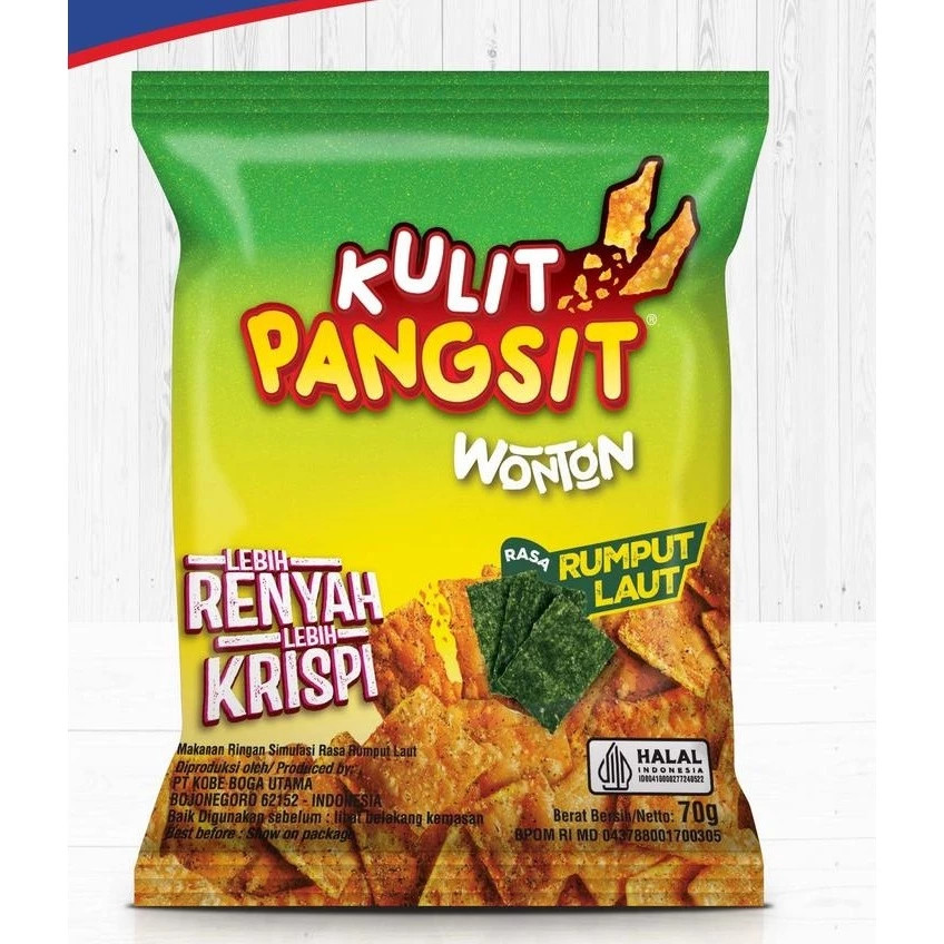 KOBE BONCABE KULIT PANGSIT SEAWEED 70 GR