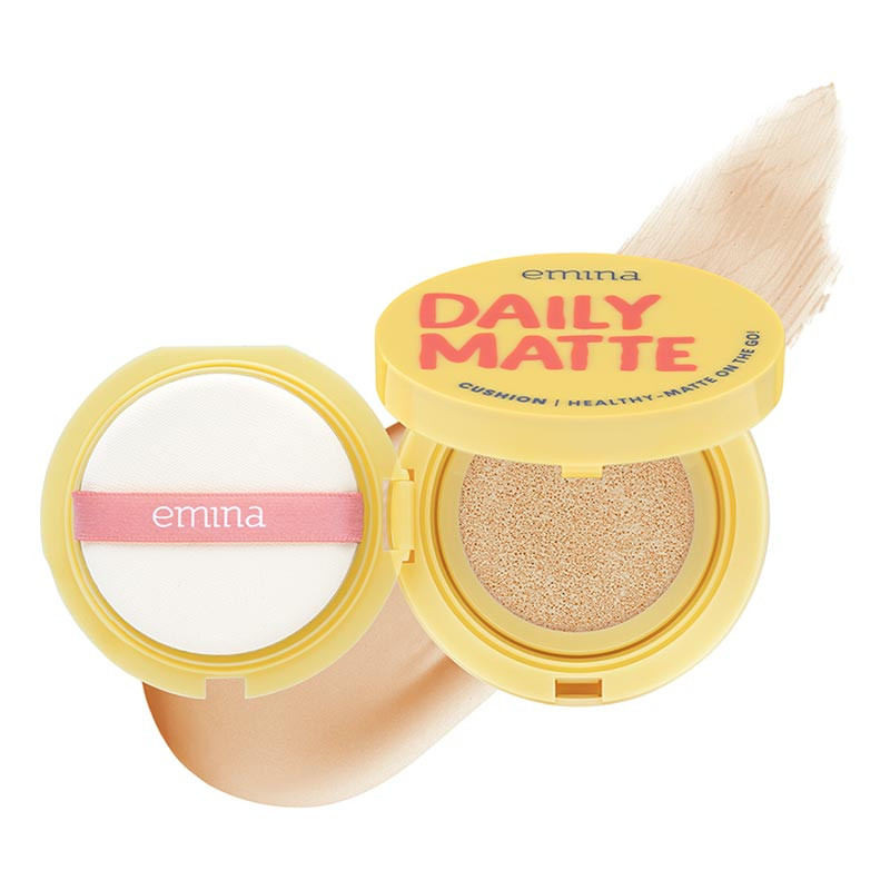 EMINA DAILY MATTE CUSHION W01 LIGHT 15 GR