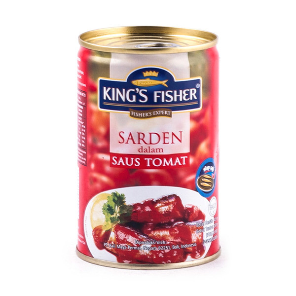 KING`S FISHER SARDEN SAUS TOMAT 155GR