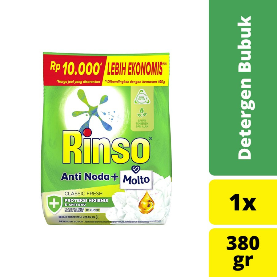RINSO ANTI NODA CLASSIC 380 GR