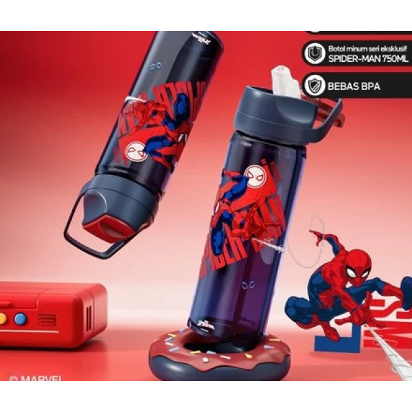 ECENTIO 750 ML SPIDERMAN CHILDREN PLASTIC OUTDOOR CUP
