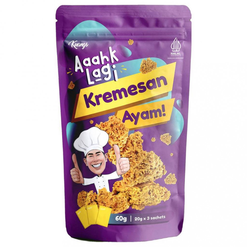 KUANGS KREMESAN AYAM POUCH 60 GR