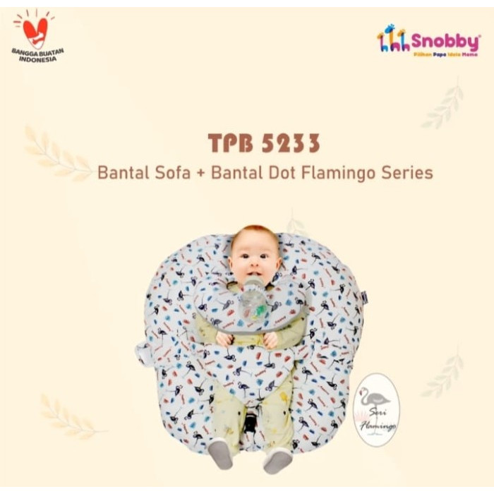 SNOOBY TPB 5233 BANTAL SOFA + BANTAL  DOT FLAM SERIES