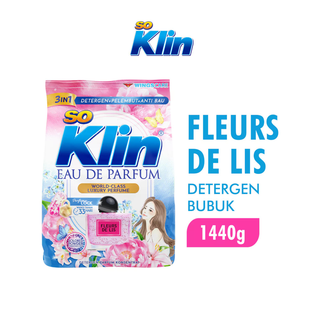 SO KLIN POWDET EDP FLEURS DE LIS 1.44 KG