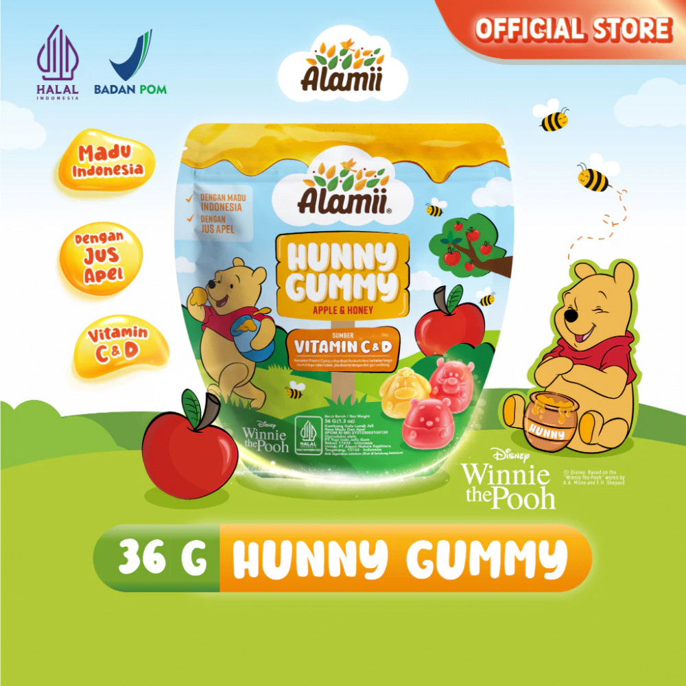 ALAMII HUNNY GUMMY APPLE HONEY 36 GR
