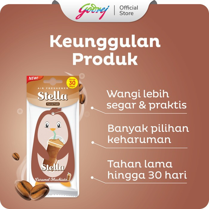 STELLA FUN & FRESH CARAMEL MACHIATO 1`S