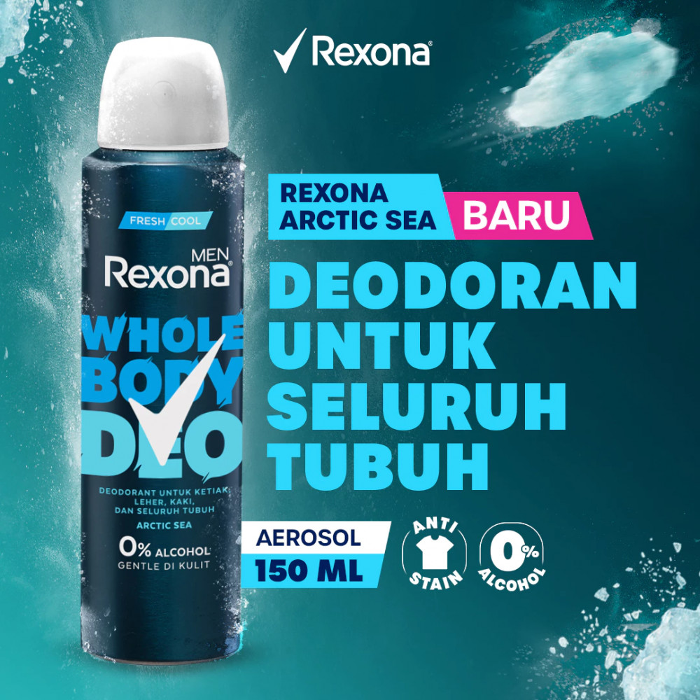 REXONA MEN DEO SPRAY ARCTIC SEA 150 ML