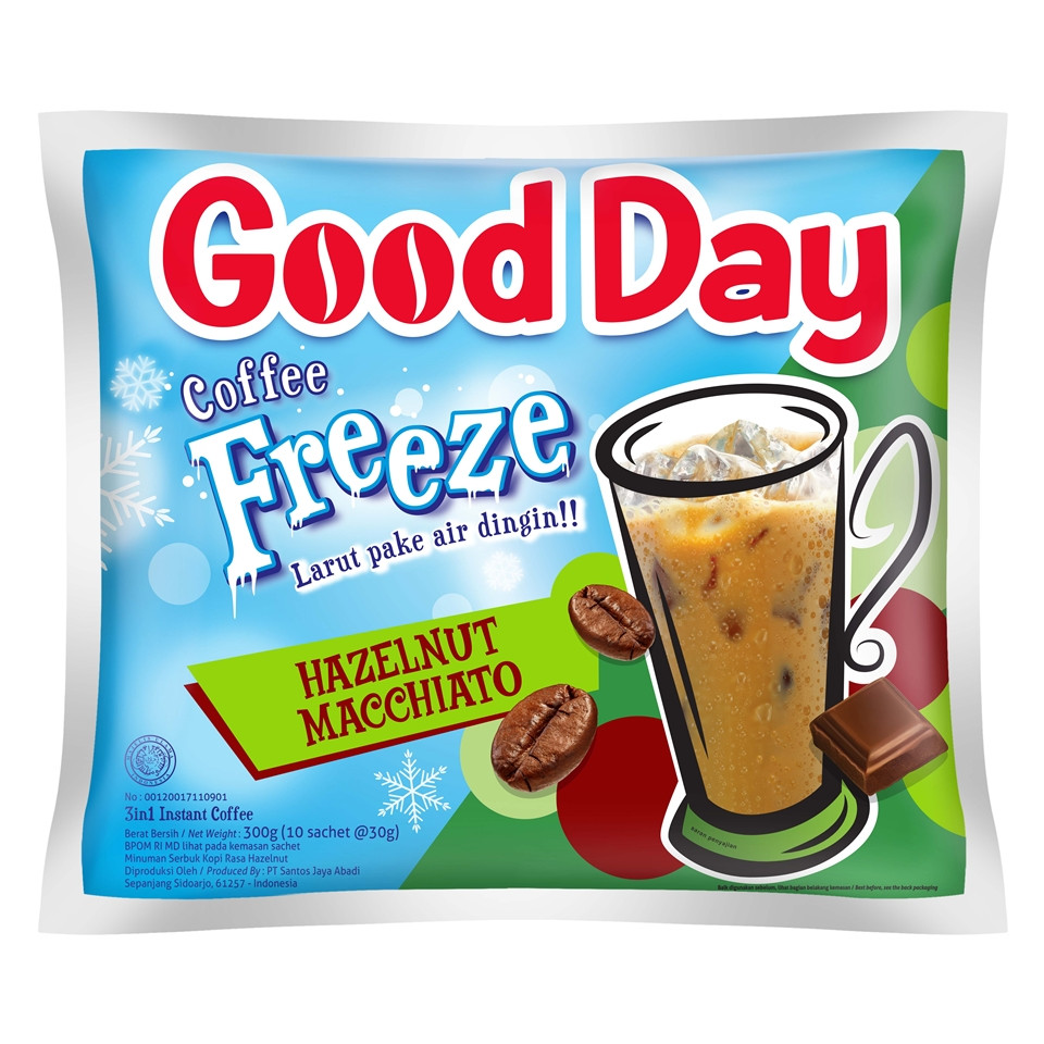 GOOD DAY HAZELNUT BAG 10`S