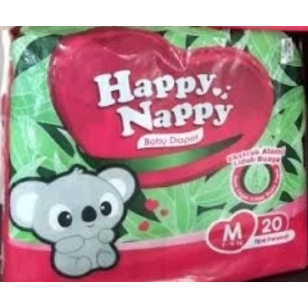 HAPPY  NAPPY DIAPERS M 20