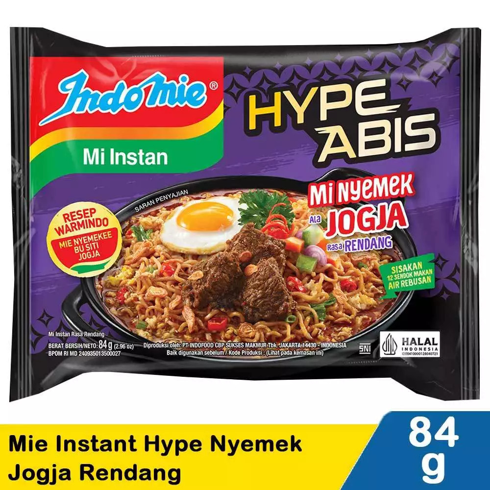 INDOME NYEMEK JOGJA RENDANG 84 GR