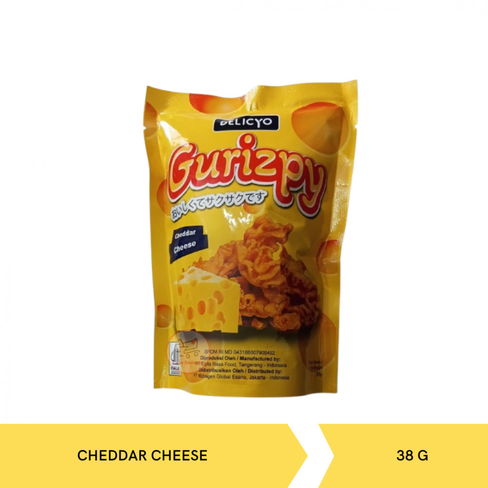 DELICYO GURIZPY CHEDDAR CHEESE 38 GR