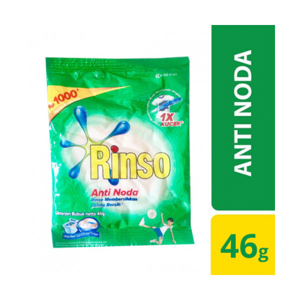 RINSO PWD ANTI NODA CLASSIC 6 X 40 GR