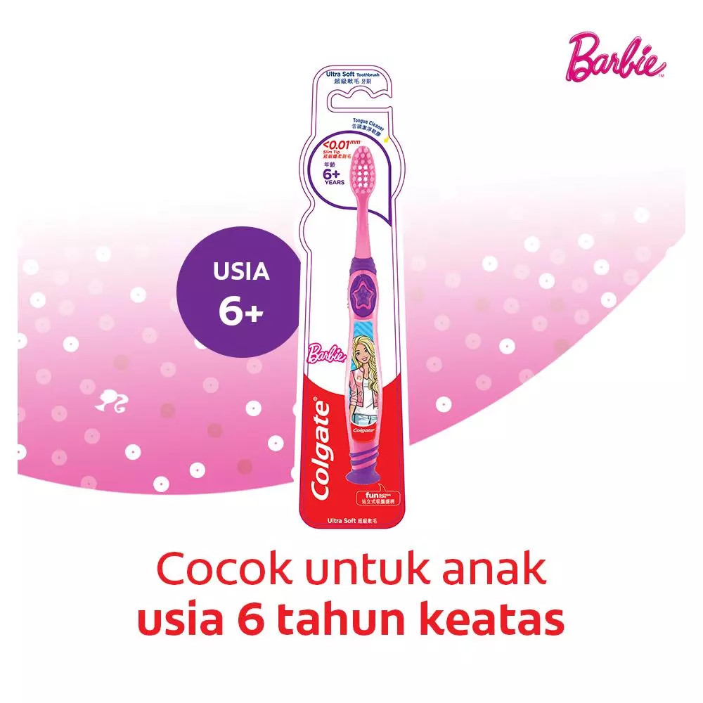 COLGATE TB BARBIE ULTRA SOFT 6+ 1`S